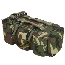vidaXL 3-in-1 Army-Style Duffel Bag 90 L Camouflage Travel Holdall Backpack