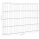 vidaXL Gartenzaun Set 115x79 cm Grün 4