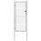 vidaXL Gartentor verzinkter Stahl 105x200 cm Silber 1