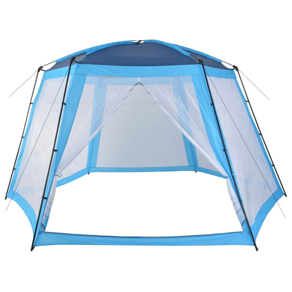 Vidaxl Pool Tent Fabric 500X433x250cm Beach Party Canopy Shelter Sunshade Blue
