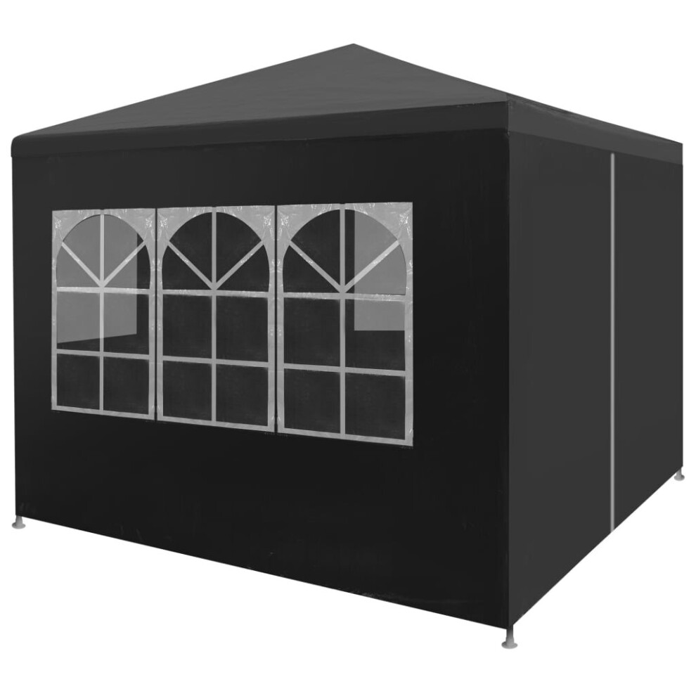 vidaXL Party Tent 3x3m Anthracite Outdoor Garden Gazebo Marquee Canopy Shelter