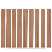 vidaXL 9x Replacement WPC Fence Boards 170cm Brown Outdoor Garden Patio Panel