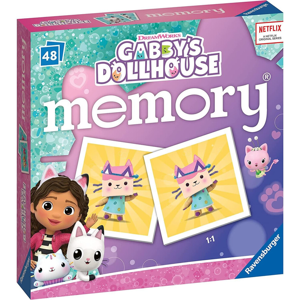 Ravensburger Gabbys Dollhouse Mini Memory Game