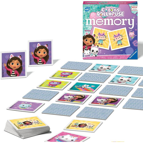 Ravensburger Ravensburger Gabbys Dollhouse Mini Memory Game - Jigsaw Puzzle 1