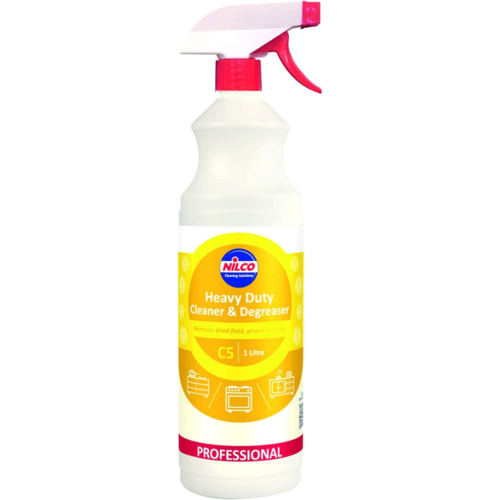 Nilco Professional Heavy Duty Cleaner & Degreaser C5 1L (Pack of 6)