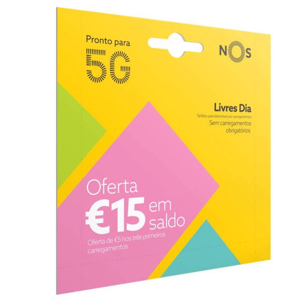 Sim Card Portugal NOS - Prepaid Active Plug Play - Free EU UK Roaming