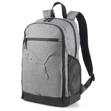 Puma Buzz School Sports Travel Backpack Rucksack Gym Bag - Grey Heather