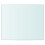 vidaXL Shelf Panel Glass Clear 30x25cm Storage Plate Sheet Shelving Display 2