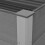 vidaXL Garten-Hochbeet WPC 150 x 100 x 54 cm Grau 6