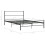 vidaXL Bettgestell Grau Metall 160200 cm 2