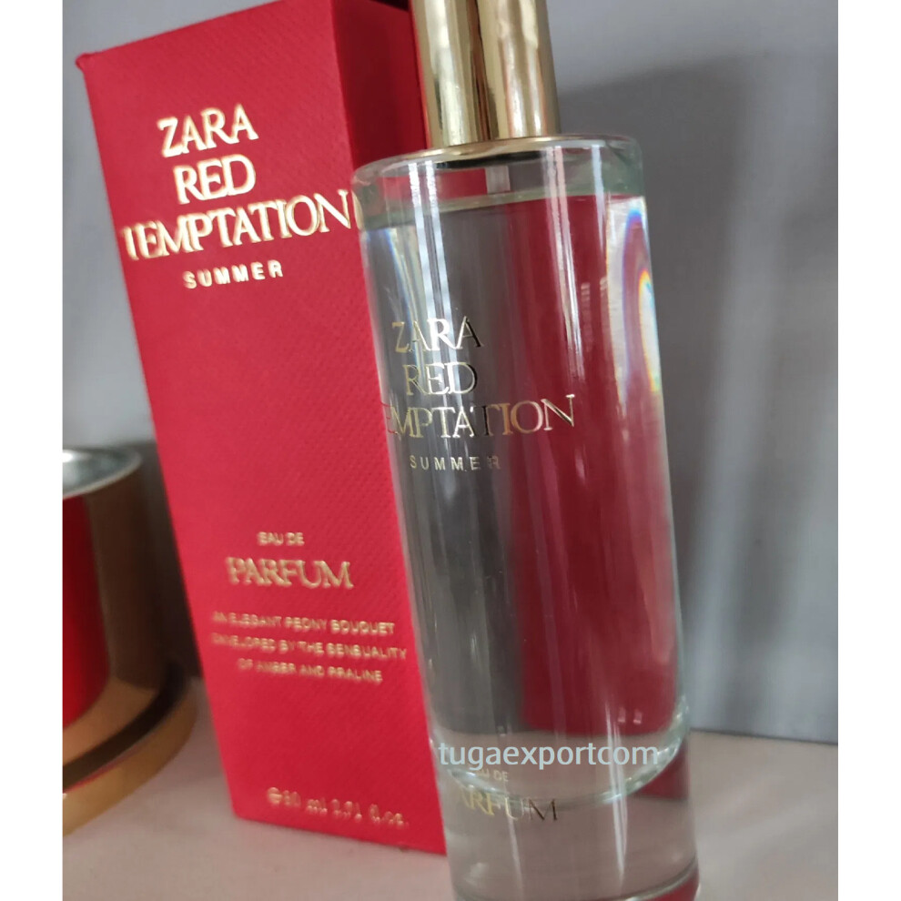 Zara Temptation Summer 2.71 Oz (80 Ml) Eau De Parfum Edp Spray New Red