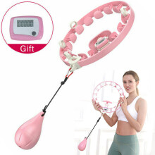 Weighted Hula Hoop Adjustable Adult Smart Hoola Thin Waist Fitness Weight