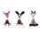(Off-white) Dog vocal toy Teething training Teddy Shiba Inu type interactive pet corn kernel donkey 3