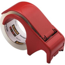 Scotch MMMDP300-RD Tape Hand Dispenser, Red