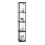 Costway Modern Shelf Display Floor Lamp Standing Lamp with Foot Switch Black 1