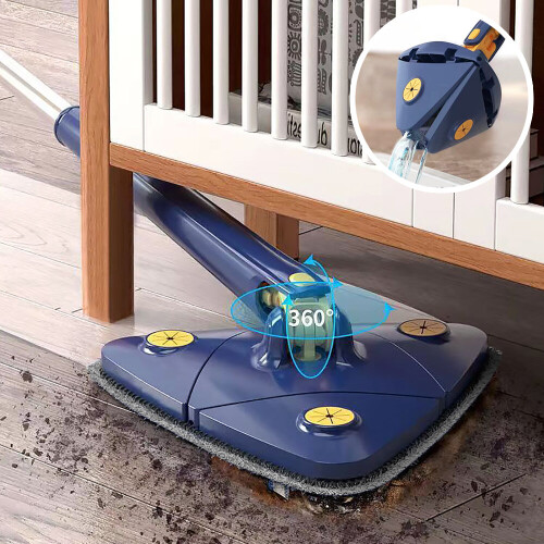 360° Rotatable Adjustable Cleaning Mop Triangle Mops Multipurpose Cleaning Brush