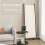 Costway 172cm Tall Rolling Privacy Screen 4 Panel Room Divider on Wheels White 4