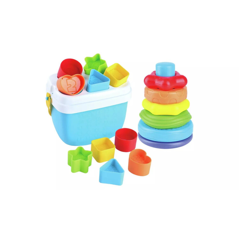 Chad Valley 19 Pieces Shape And Stack Bundle