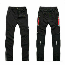 (L) Mens Black Cycling Trousers Drying Mountain MTB Bike Riding Bicycle Long Pants New UK