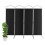 Costway 188cm Folding Privacy Screen 4-Panel Room Divider Privacy Protection 1