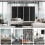 Costway 188cm Folding Privacy Screen 4-Panel Room Divider Privacy Protection 8