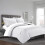 (White, Single) Stripe Duvet Cover Quilt Reversible Bedding Sets 3
