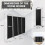 Costway 188cm Folding Privacy Screen 4-Panel Room Divider Privacy Protection 2
