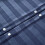 (Navy, King) Stripe Duvet Cover Quilt Reversible Bedding Sets 5