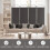Costway 188cm Folding Privacy Screen 4-Panel Room Divider Privacy Protection 8