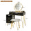Casart Makeup Dressing Table Vanity Table Set Storage Cabinet Lighted Mirror 2
