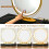 Casart Makeup Dressing Table Vanity Table Set Storage Cabinet Lighted Mirror 7