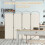 Costway 188cm Folding Privacy Screen 4-Panel Room Divider Privacy Protection 4