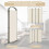 Costway 188cm Folding Privacy Screen 4-Panel Room Divider Privacy Protection 7