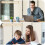 Costway 188cm Folding Privacy Screen 4-Panel Room Divider Privacy Protection 6
