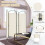 Costway 188cm Folding Privacy Screen 4-Panel Room Divider Privacy Protection 5