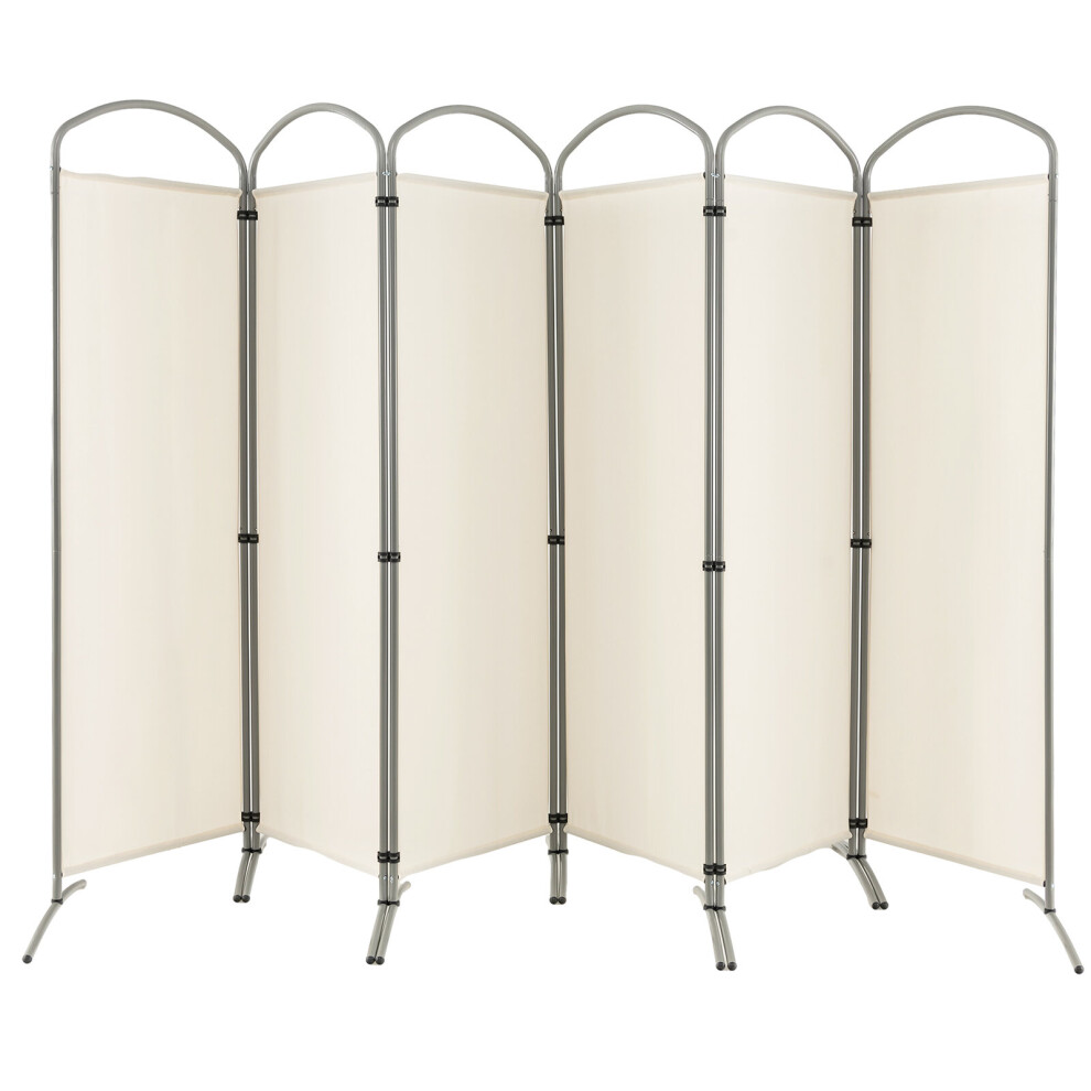 188cm Privacy Screen Panel Folding Room Divider Fabric Wall Divider
