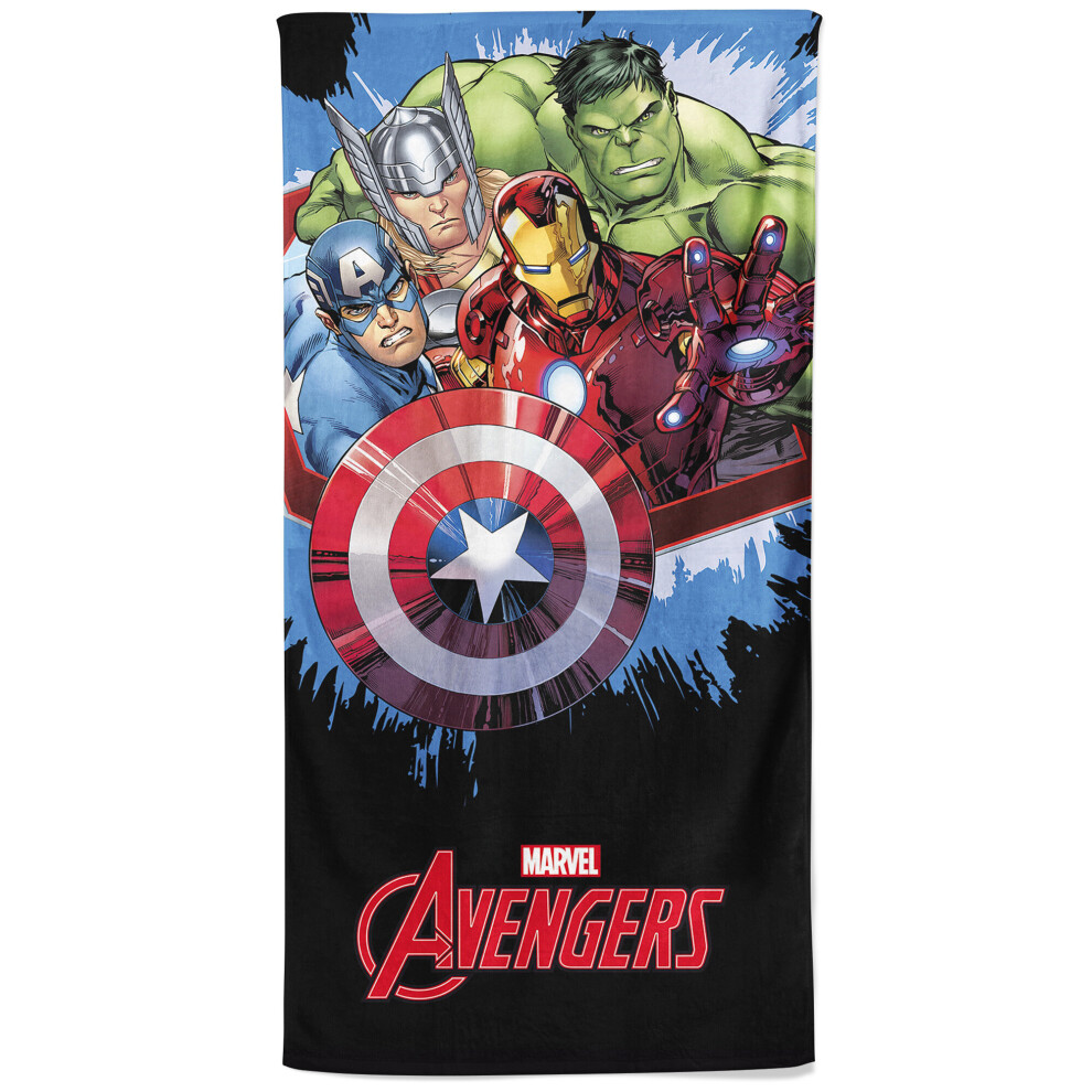 Marvel Avengers  Super Hero Children Bath Towel Kids Swim Beach Towel