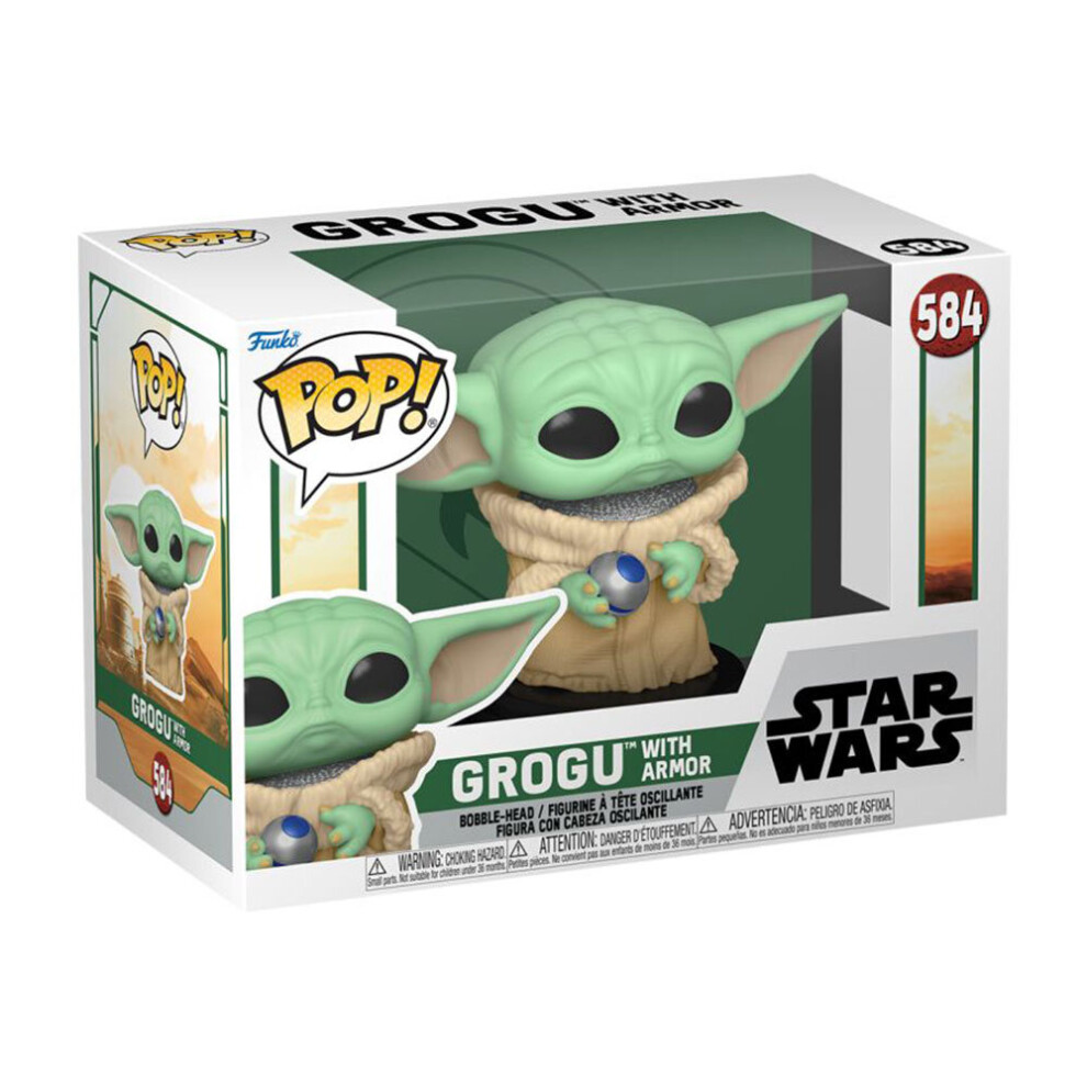 Boba Fett - Grogu w/Armor POP! Bobble Head - Funko Pop