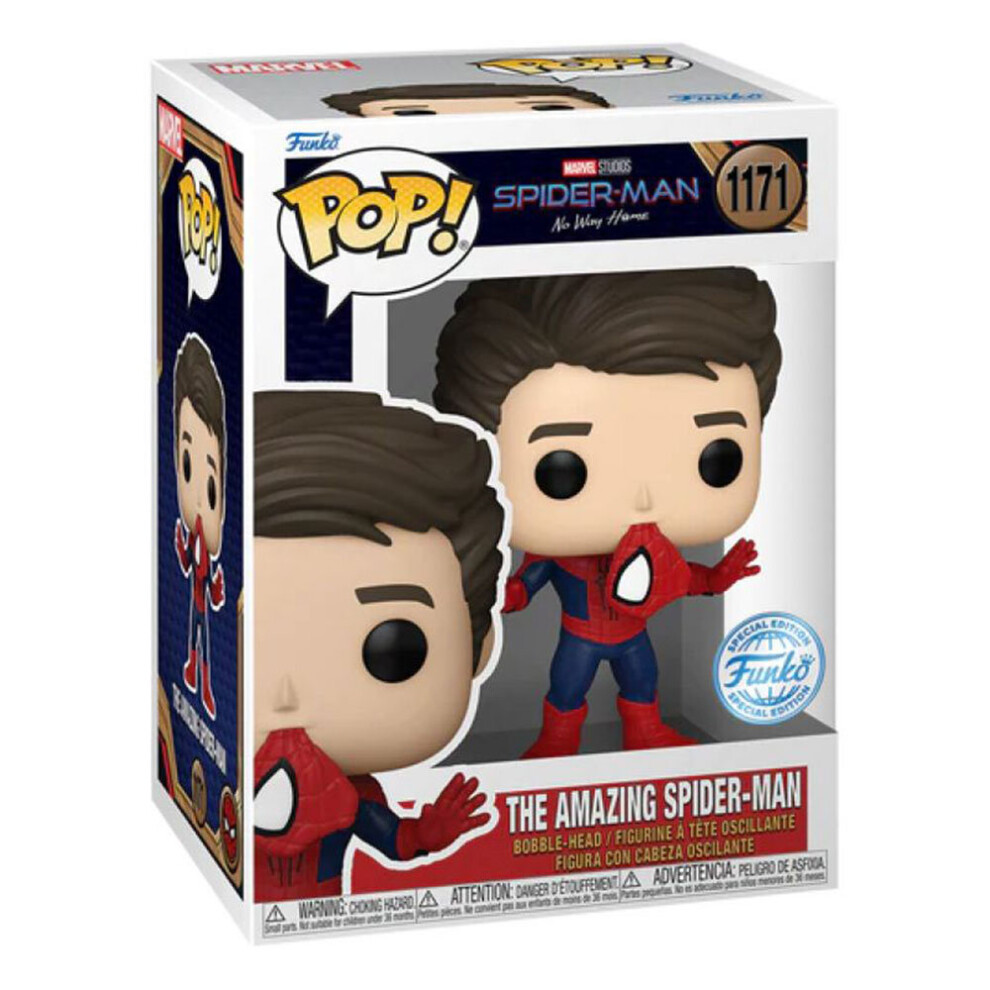 Photos - Action Figures / Transformers Spiderman The Amazing Spider-Man Unmasked Pop! Vinyl