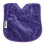Cross Cross Silly Billyz Large Plain Towel Bib (Purple) 1