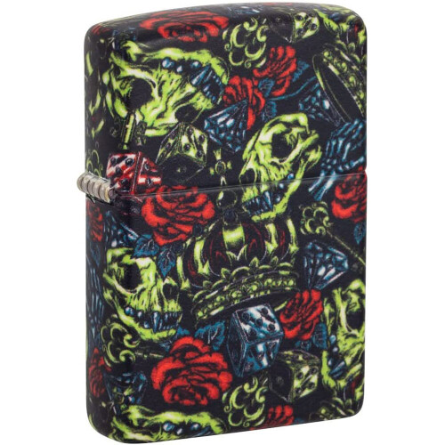 Zippo Zippo Skull Crown Design Lighter