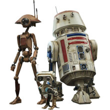 Figuur Hot Toys TMS086 - Star wars : The Book Of Boba Fett - R5-D4 & Pit Droid & BD-72