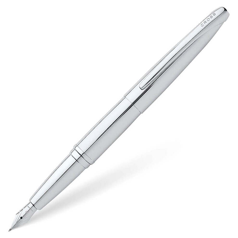 Cross Atx Pure Chrome Fine Fountain Pen