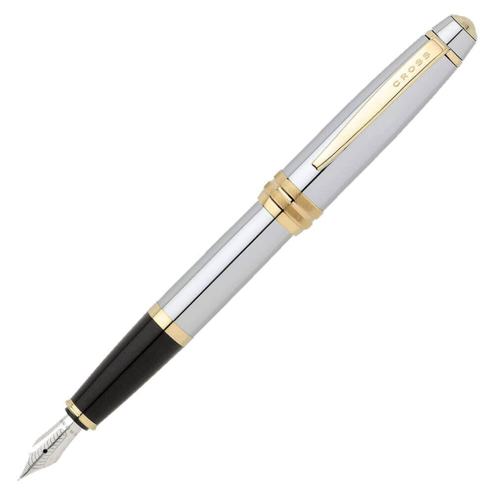 Cross Bailey Medalist Fountain Pen W/ Medium Nib Gold