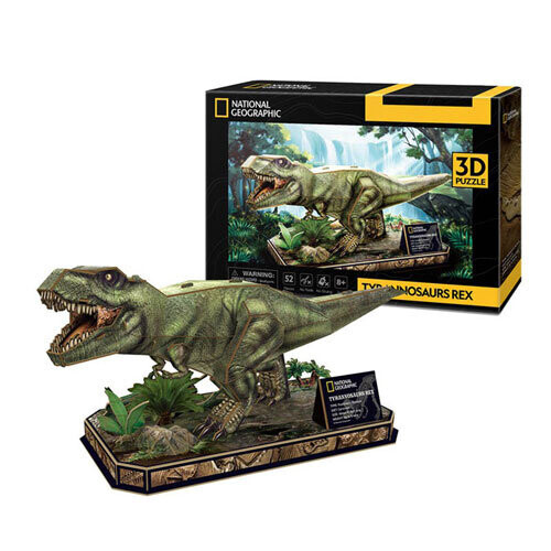 National Geographic Dinosaur 3D Paper Model Kit (T-Rex)