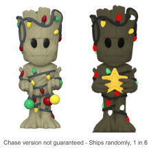 Marvel Christmas Groot Vinyl Soda Chase Ships 1 in 6