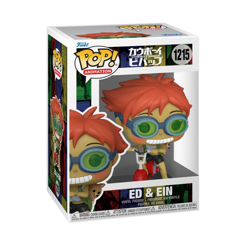 Photos - Action Figures / Transformers Funko Cowboy Bebop Ed & Ein Scooter Pop! Vinyl 