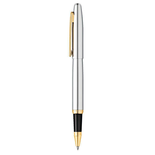Cross Cross Sheaffer VFM Chrome Pen with Gold Tone (Rollerball) 2