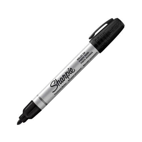 Sharpie Sharpie Metal Barrel Marker 12pcs. (Bullet)