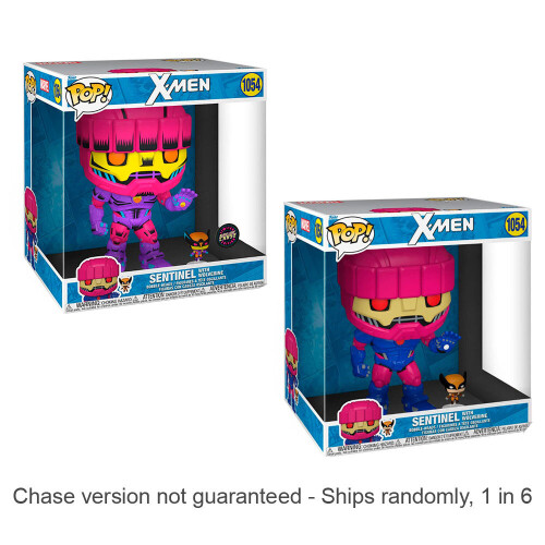 X-Men Sentinel w/ Wolverine 10" Pop ! Vnyl Chase Ships 1 sur 6